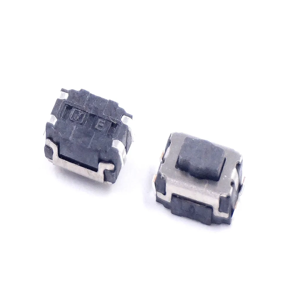 10 pcs Tact Switch 4.70mm x 3.50mm SMT J-Bent Height 2.1 mm Rectangular Button Vertical SPST-NO Cross EVQP2202W 180G Force