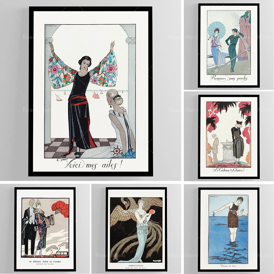 George Barbier - High Quality Poster Print , George Barbier Print , George Barbier Wall Art , Exhibition Print