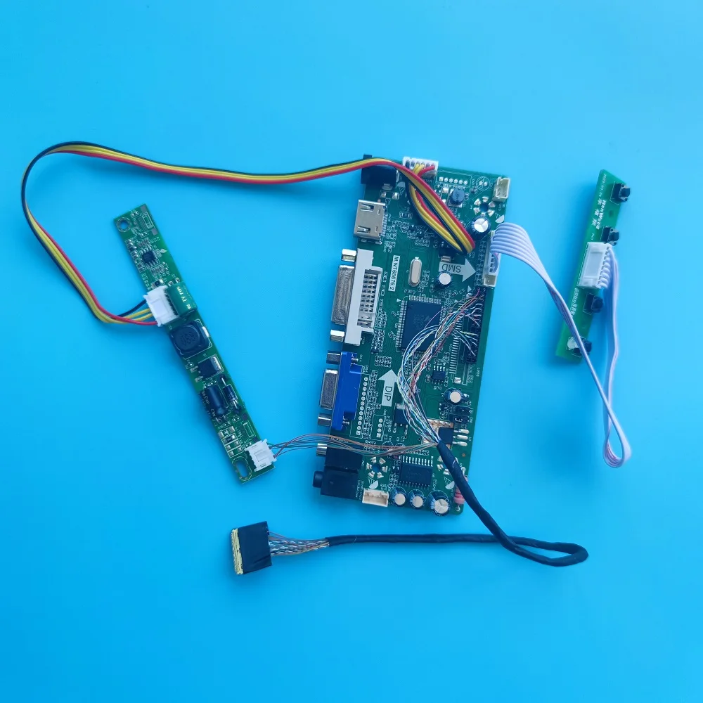 

Для LP154WE3 светодиодная ЖК-панель DVI аудиокарта 40-контактный LVDS 1680X1050 15,4 "плата контроллера экран монитора HDMI-совместимый VGA