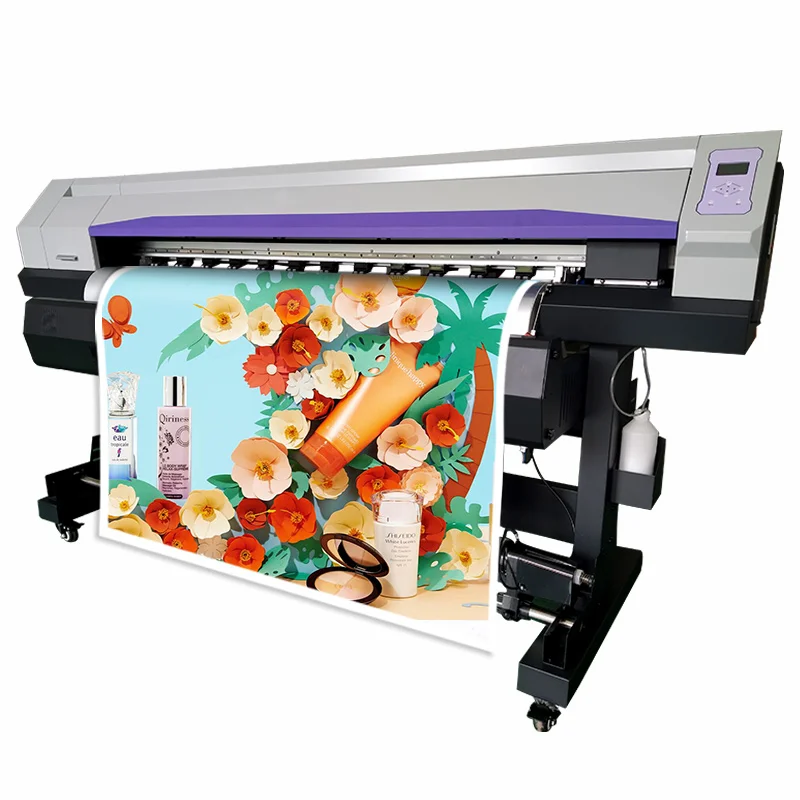 Large Format Billboard Printing Machine 6Ft 1.8M Eco Solvent Vinyl Printing Outdoor Indoor 1.8 Printer