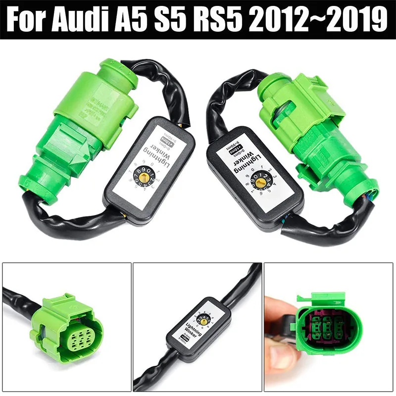 

Car Light Accessories For Audi A5 S5 RS5 2012~ 2019 Dynamic Turn Signal Indicator LED Taillight Add-on Module Cable Wire Harness