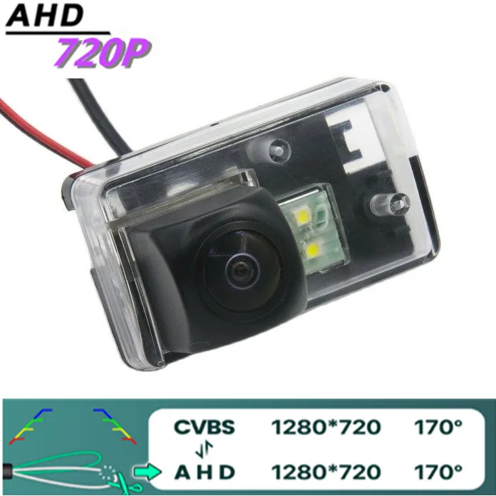 

AHD 720P/1080P Fisheye Car Rear View Camera For Peugeot 206 207 306 307 Sedan 308 406 407 5008 Partner Tepee Vehicle Camera