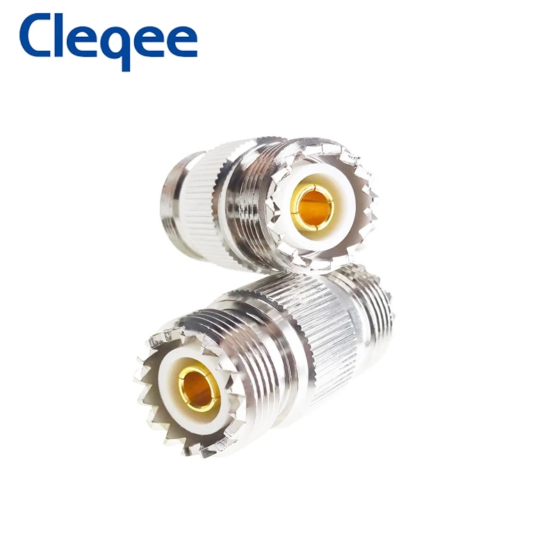 JXSINONE 1pcs RF Connector UHF Female SO239 To UHF Female SO239 RF Adapter Coax Coaxial Adapter