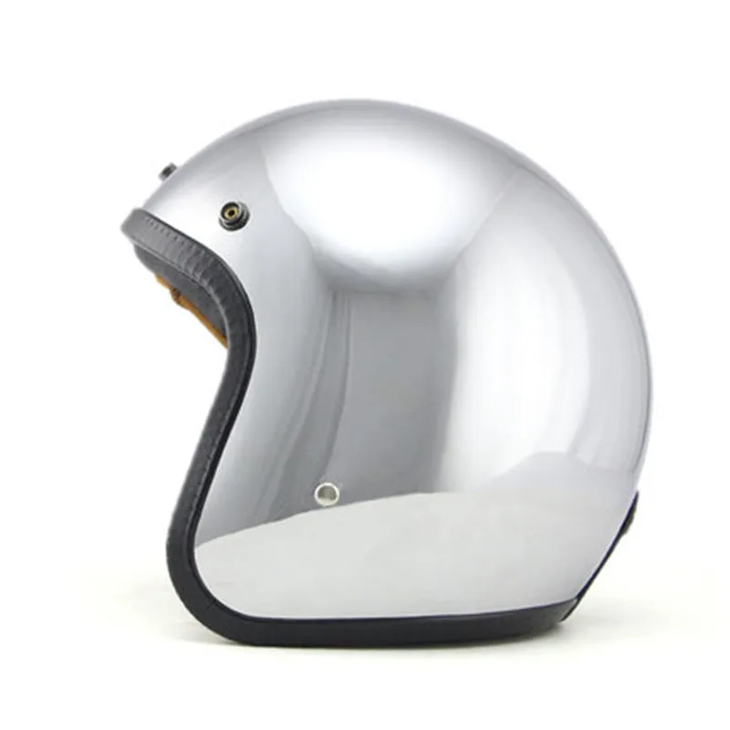 Professional Racing Motocross Casque Mirror Silver Chrome  Casque Moto Capacete Moto Casco Off-road Motorcycle Helmet