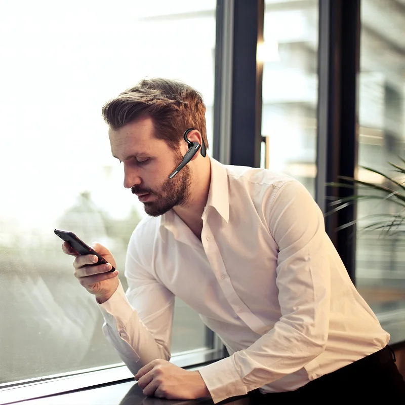 GDLYL-이어폰 블루투스 헤드폰 핸즈프리 무선 헤드셋, 비즈니스 헤드셋, 드라이브 통화, 스포츠, 아이폰, 삼성용