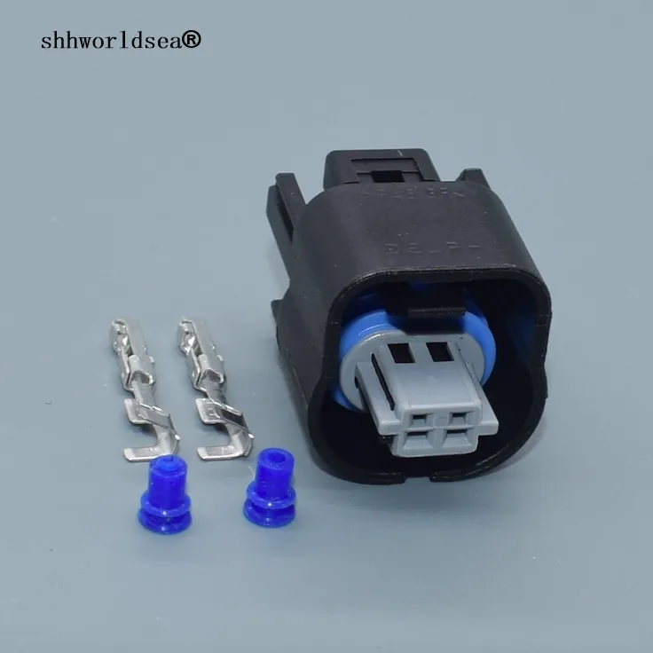 

Shhworldsea 2 pin for GM Opel connector for the valve of the gas distribution phases waterproof connector plug 15335987