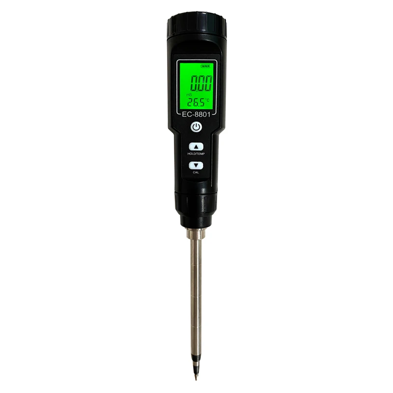 

Soil EC Meter Soil Temperature Tester Potted Plants Gardening Agriculture Digital Garden With Backlight With ATC