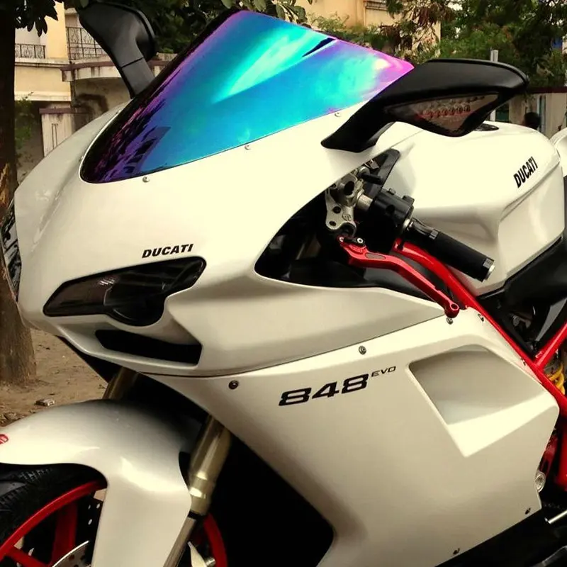 Windscreen For Ducati 848 1098 1198 S R 2007 2008 2009 2010 2011 2012 2013 Screen Deflectors Windshield Smoke Iridium