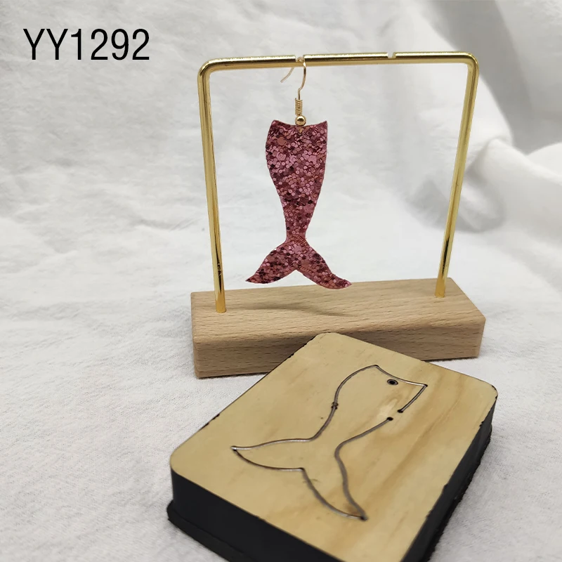 

Fish tail earrings YY1292 wood die knife die is suitable for the market general manual knife die