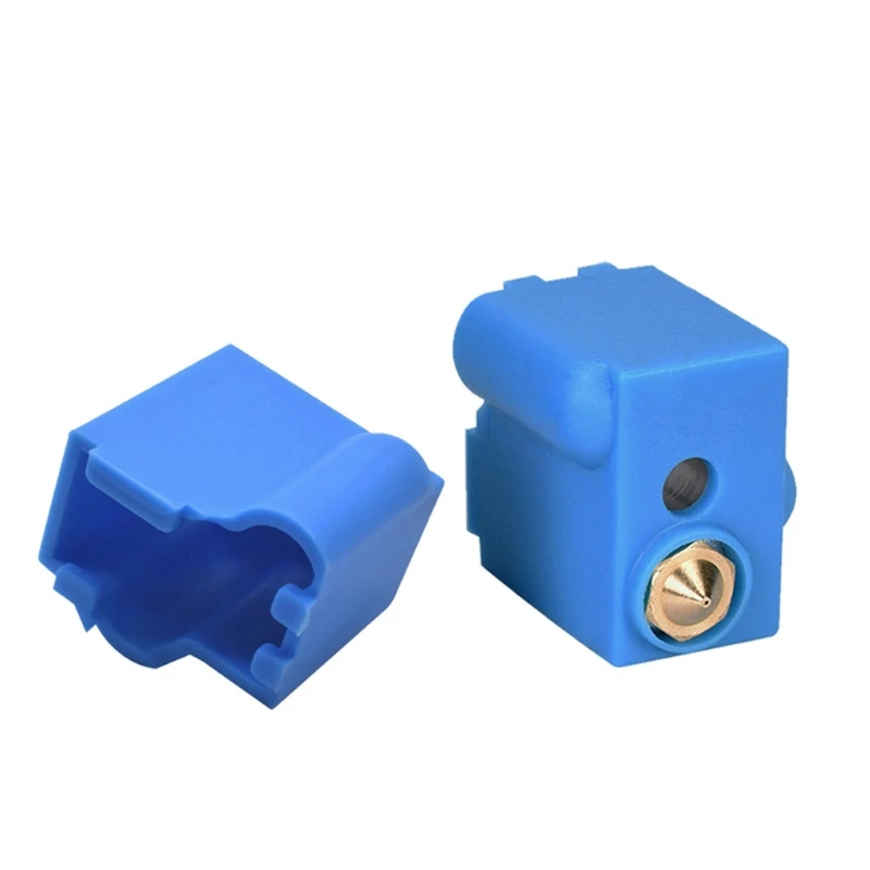 Calcetín de silicona Volcano para impresora 3D, bloque calefactado j-head Hotend Bowden, bloque extrusor directo, Artillery Sidewinder X1 y Genius, 5 piezas