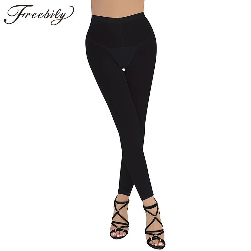 

Women Mesh Transparent Leggings Sexy See Through Pants For Ladies Erotic Lingerie Club Wear Candy Colors Elastic Stretch Pants