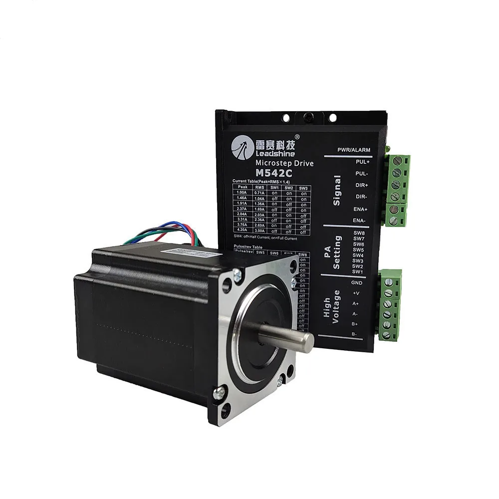 cnc kit Leadshine motor driver kit ddcsv3.1 4-axis motion control system Nema 23/57 driver and motor engraver kit