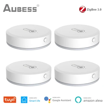 Tuya ZigBee 스마트 온도 및 습도 센서, 스마트 라이프 앱, Zigbee 허브와 함께 작동, 알렉사 구글 홈 스마트 홈, 10 개, 1 개