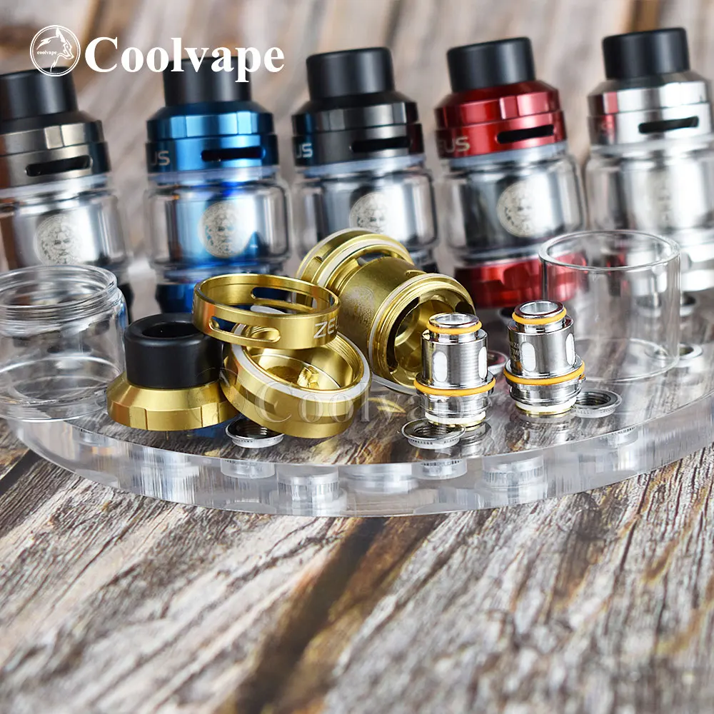 Vape Zeus sub ohm rta 고품질 탱크, 용량 2ml, 5ml, 316ss 분무기, Zeus rta x/Zeus rta x 메쉬 탱크