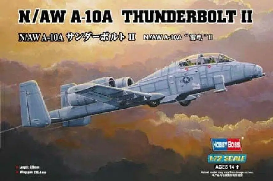 

Hobbyboss model 1/72 80267 N/AW A-10A Thunderbolt II model kit