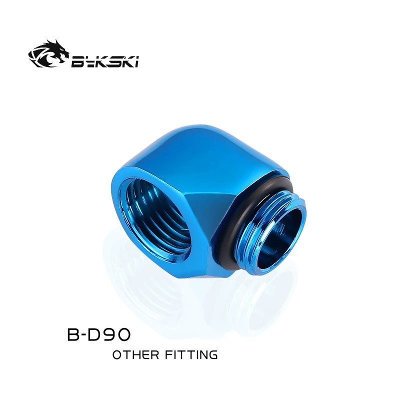 Bykski B-D90 PC raffreddamento ad acqua raccordi rotanti 90 gradi G1/4 'maschio a femmina adattatori connettore tubo dispositivo di raffreddamento dell'acqua