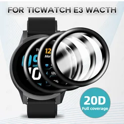 Schutz Film Abdeckung Für Ticwatch E3 Smart Uhr Anti shatter HD Gebogene Weichen Bildschirm Protector Für Tic uhr E3 Zubehör