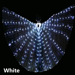 Ailes de danse du ventre à LED, ailes d'Isis, gadgets de danse du ventre à LED, ailes de papillon en gel, adultes et enfants, bâtons