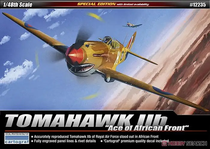 

Academy AC12235 1/48 TOMAHAWK IIB "ACE OF AFRICAN FRONT" :LE