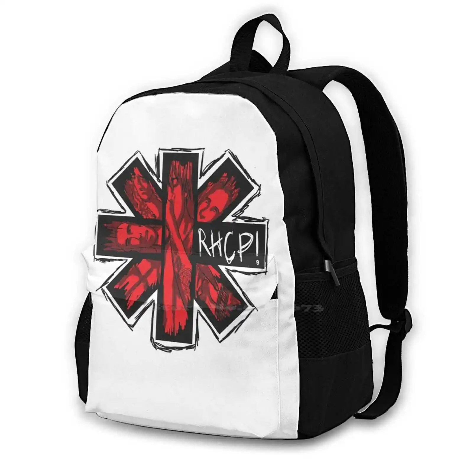 Pepper Red School Bag Big Capacity Backpack Laptop 15 Inch Hot Chili Logo