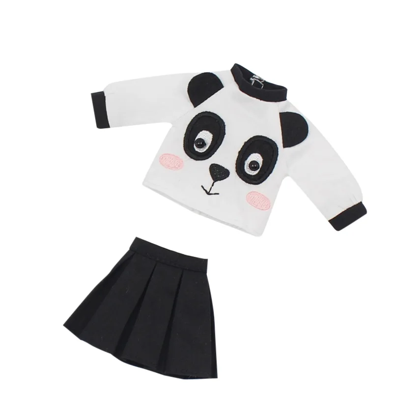 

ICY DBS Blyth doll toy outfit dress suit panda cute skirt shirt gift toy anime clothes