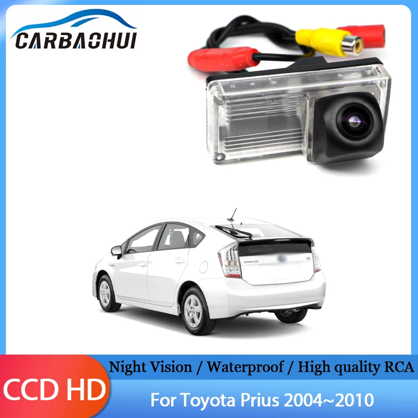 Samochód rewers Backup HD CCD Rearview kamera cofania Night Vision dla Toyota Prius 2004 2005 2006 2007 2008 2009 2010