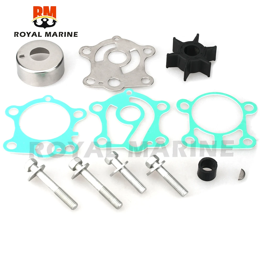 

6H4-W0078-00 Ремкомплект водяного насоса для подвесного 2-тактного двигателя Yamaha 25HP 40HP 50HP 6H4-W0078 6H4-W0078-00-00, детали лодочного двигателя