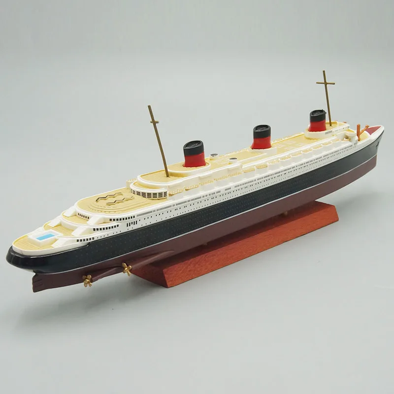 ATLAS 1:1250 Diecast Ship Model Toy Normandie Ocean Liner Cruiser For Collection