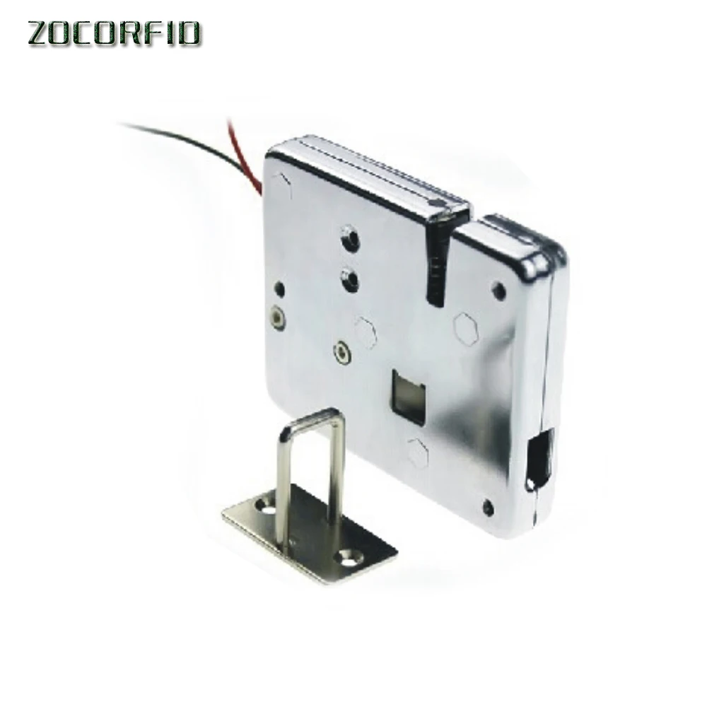 Free shipping  supermarket cabinet lock DC-12V small electric locks /cabinet lock drawer small electric lock rfid access control