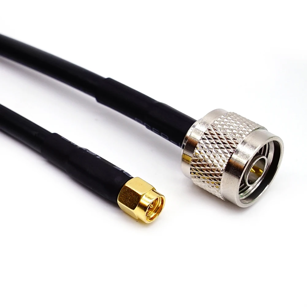 RF  SMA Male To N Type Male SLMR240 Pigtail Cable 50cm/100cm/300cm Connector Wifi Antenna Cables