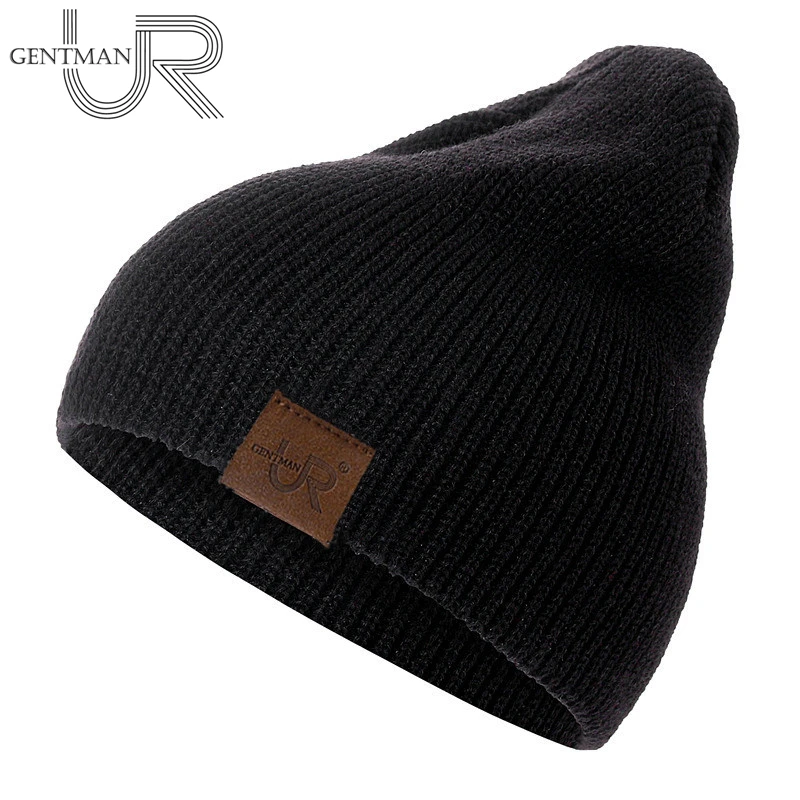 1 Pcs Beanie Hat URGENTMAN Brand Casual Winter Hats For Men Women Fashion Knitted Hat Solid Hip-hop Beanie Hat Unisex Cap