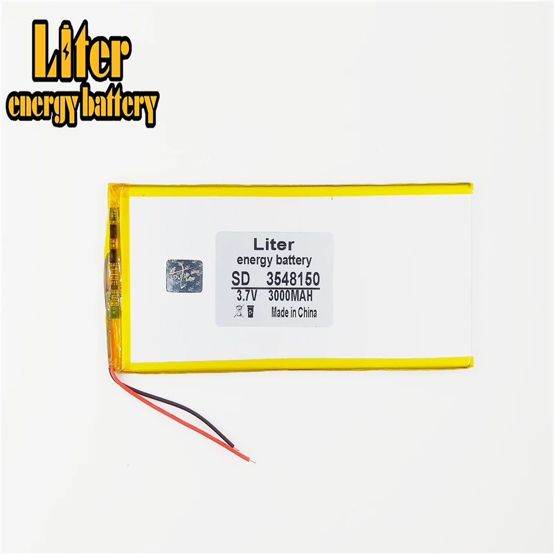 3.7V 3000Mah Lithium Tablet Polymeer Batterij 3548150 3550150 Tablet Batterij Mobiele Power Batterijen