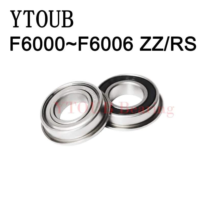 

Free Shipping 5PCS flange bearing F6000ZZ F6001RS F6002 F6003 F6004 F6005 F6006 ZZ Z RS 2RS Flange Ball Bearing