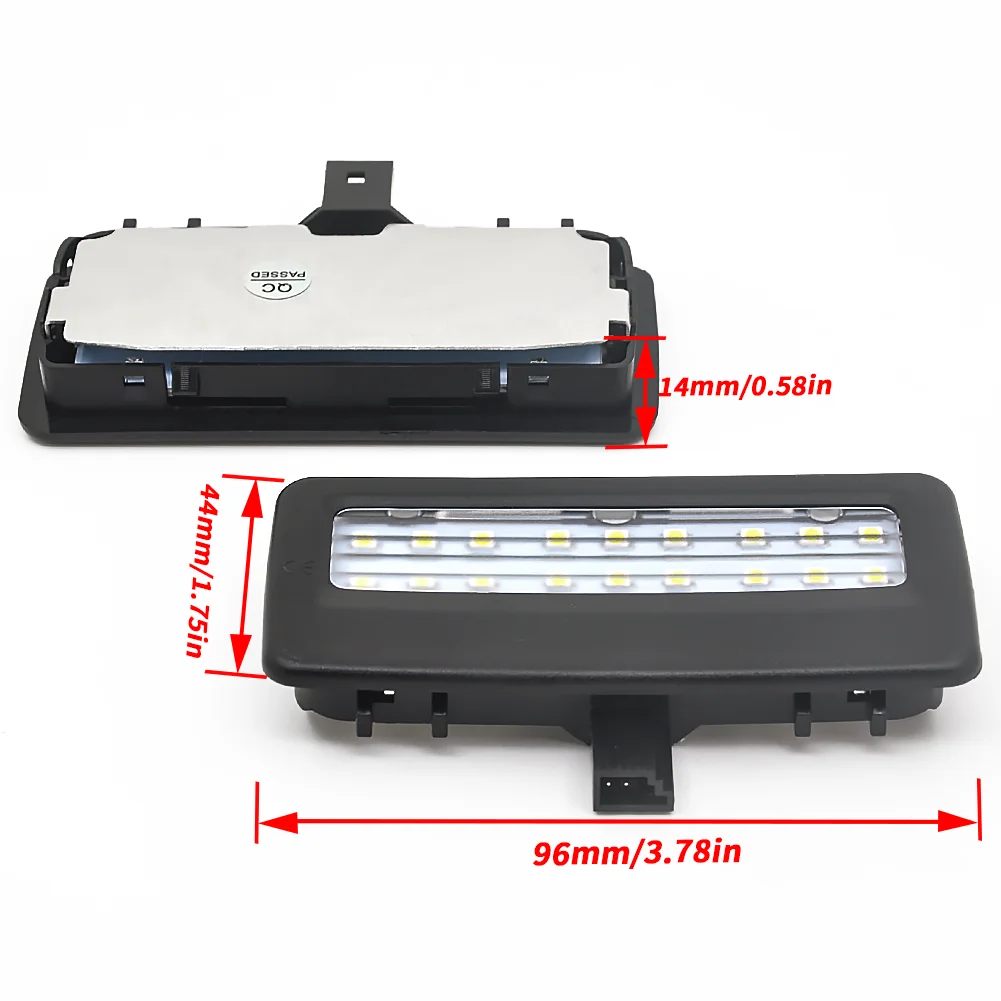 2X LED Vanity Mirror Light For BMW F10 F11 F07 F01 reading lights Car Accessories styling auto led interior light