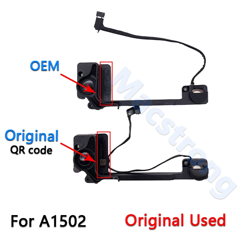 Original A1707 Speaker for MacBook Pro A1502 Speakers A1398 A1706 A1708 A2159 A2141 A2338 A1932 Loudspeaker 2015 2016 2017 2020