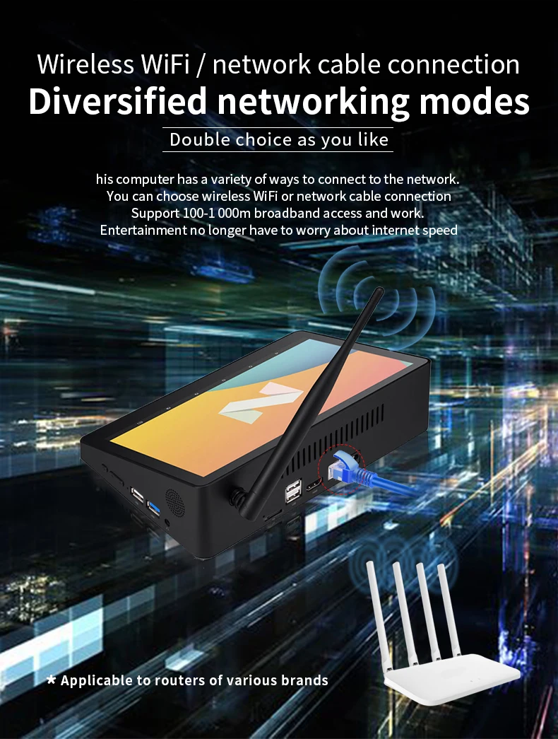 2026 New Pipo X9/X9S Windows 10 Mini PC Intel Quad Core J4005 4G/64G Tablet PC 9 Inch 1920*1080 Touch IPS Screen Laptop MINI PC