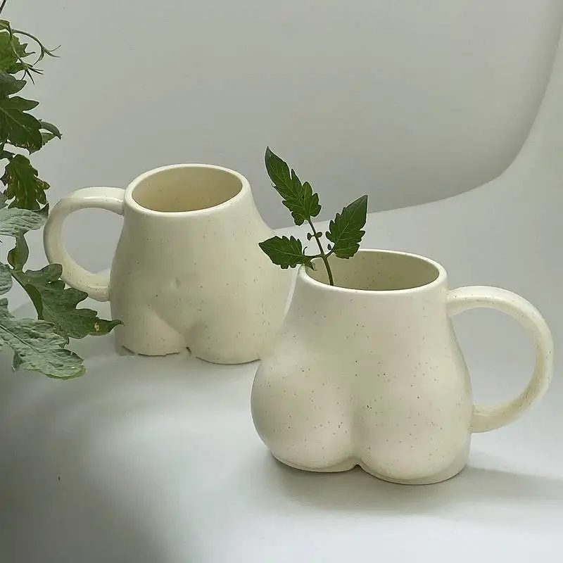 Human Buttocks Ceramics Mugs coffee mug Milk Tea office Cups Drinkware the Best birthday Gift for Friends