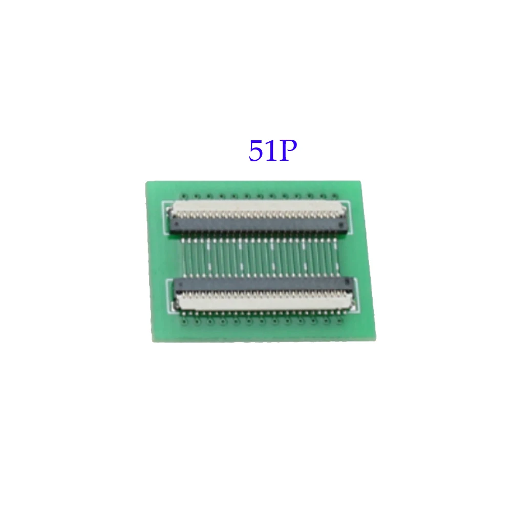 JCD 1 Pcs FPC FFC Flexible Flat Cable Extension Connection Board 0.3 MM PCB Pitch 25 31 39 45 51 PIN Connector FPC Adapter