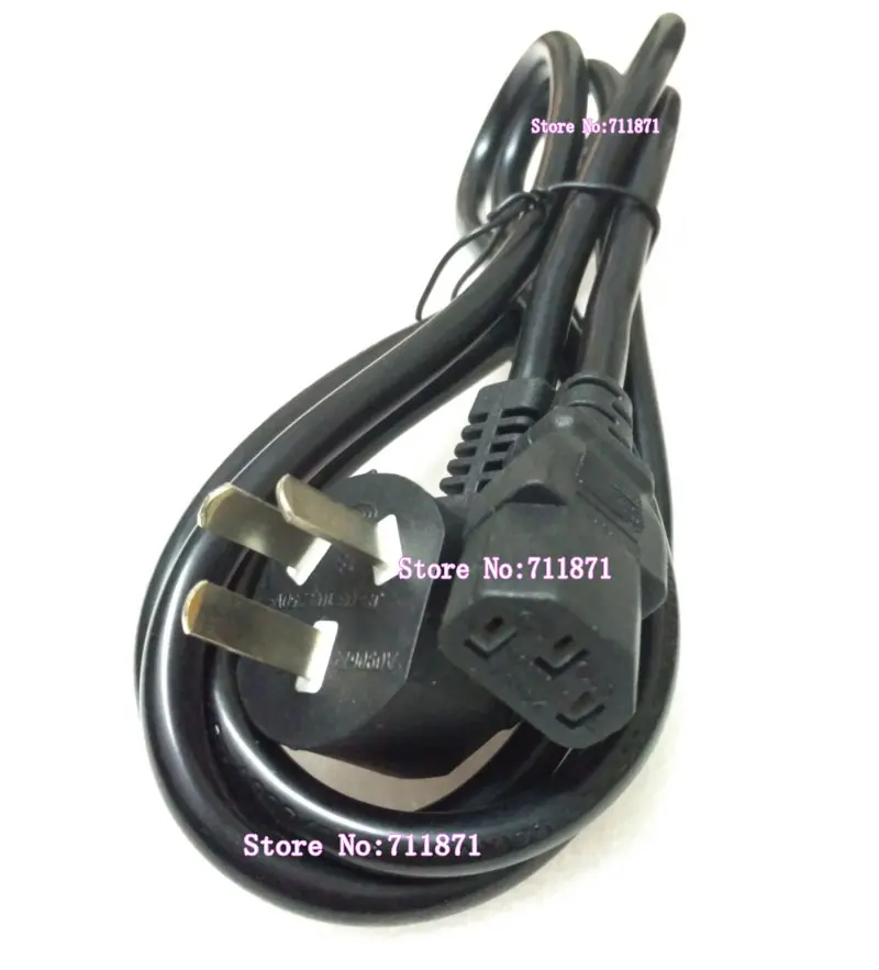 180 ซม.ทองแดงบริสุทธิ์ 3X1.5 มม.3Pin IEC 320 C13 High-power สายไฟจีน 3P ปลั๊ก IEC 320 C13 หญิงสาย