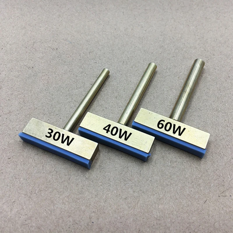 30w 60w 40W Soldering Iron T Tip T-head,Copper T-Tips + Rubber Cable Hot Press For LCD Screen Pixel Flex Cable Repair