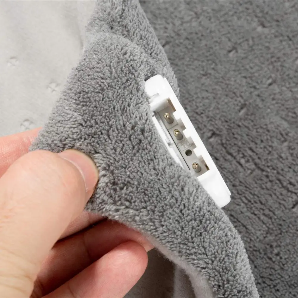 12x24 ''XL Large 2LBS Pad riscaldante ponderato in vetro 110V US Plug cuscinetti riscaldanti elettrici a bassa tensione per alleviare il dolore alla schiena scaldavivande