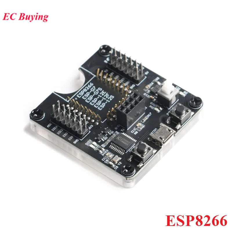 ESP8266 ESP-WROOM-32 Development Board Test Programmer Socket Downloader Burning Fixture Tool for ESP-01 ESP-12S ESPWROOM-32