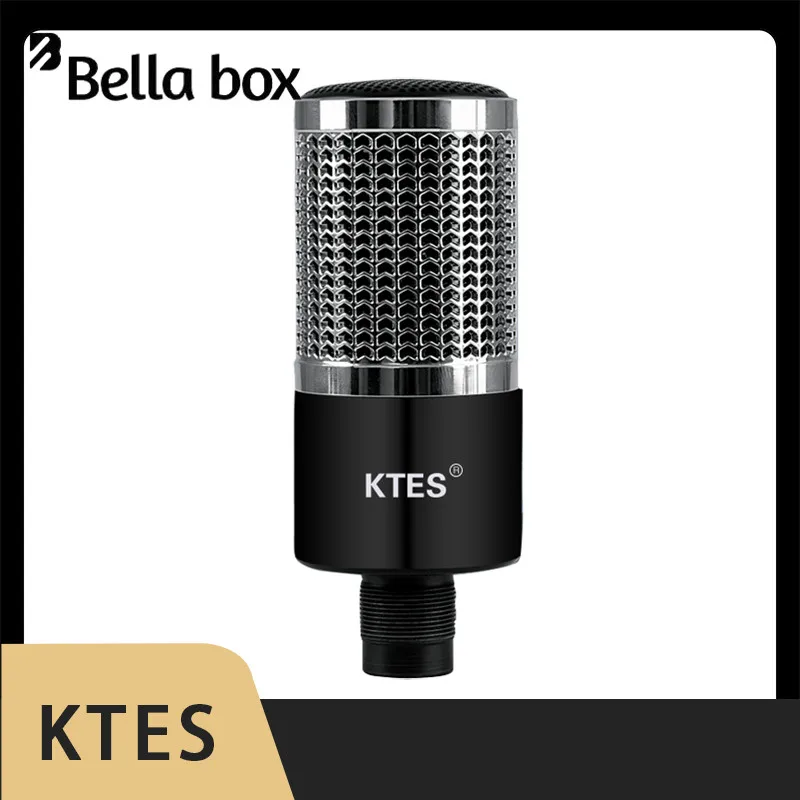 

Bella Box U710v Microphone Live Microphone Computer Sound Card Set Recording Large Diaphragm Condenser Microphone