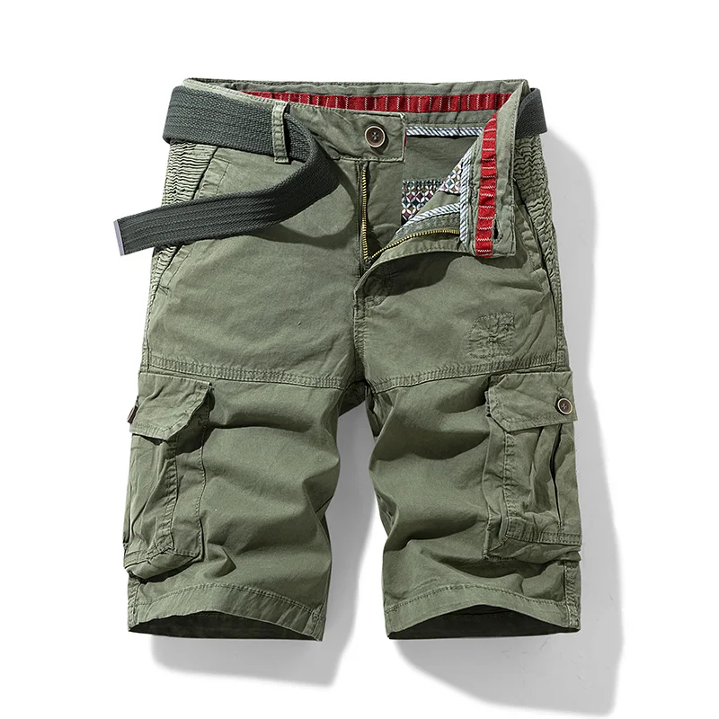 

Cotton Shorts Men Tactical Military Shorts 2022 Summer New High Quality Casual Short Pants Fashion Multi-pocket Cargo Shorts Men