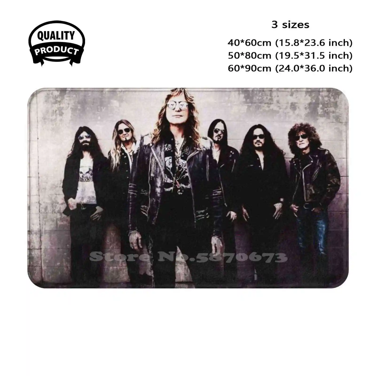 Whitesnake-Tour 2020 2021 Soft Cushion Home Carpet Door Mat Car Rug Whitesnake Hindutimes Tour 2020 2021