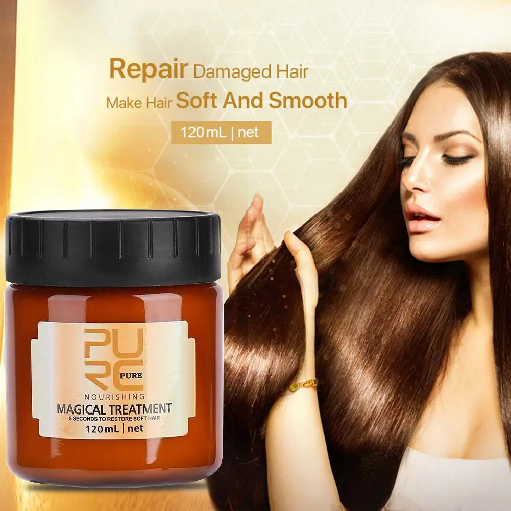 Hair Mask Magical Keratin Hair Mask Effectively Repair Damaged Dry Hair 5 Seconds Nourish & Restore Soft Hair Care