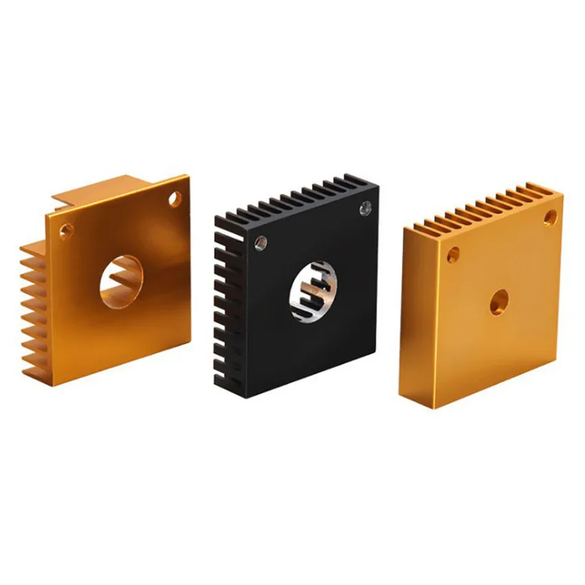 1PC 3D Printer Extruder Heat Sink mk7/8 Makerbot  Extruder Heat Sink Office 3D Printer Heat Sink Accessories Tools 40* 40* 11mm