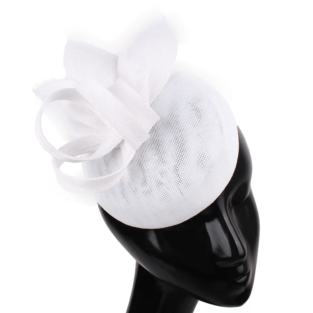 Lila Nachahmung Sinamay Fascinator Kopf bedeckung für Kentucky Derby Kirche Hochzeits feier Rennen Frauen Braut ereignis Anlass Hut – Detail 28