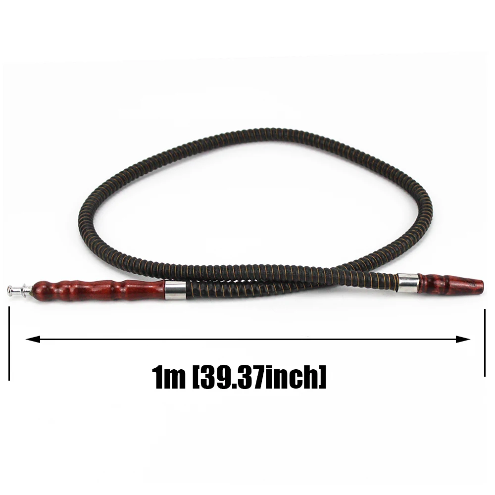 100CM Wooden Stem Hookah Hose Shisha Hookah Nargile Sheesha Narguile Chicha Cachimbas Water Pipe Shisha Accessories