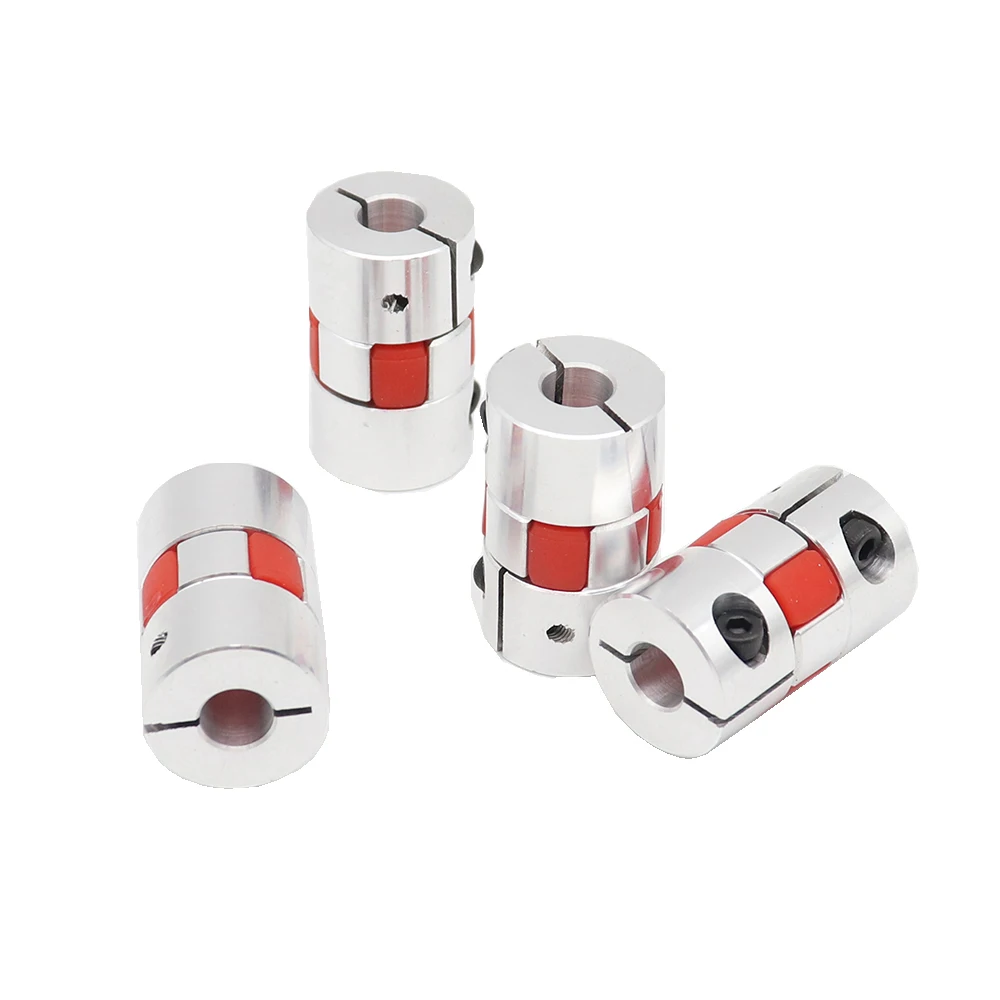 

4pcs 10x10 D20L34 Aluminium Shaft Plum Coupling Motor Connector Flexible shaft CNC Parts
